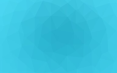 Fototapeta premium Light BLUE vector polygonal background.