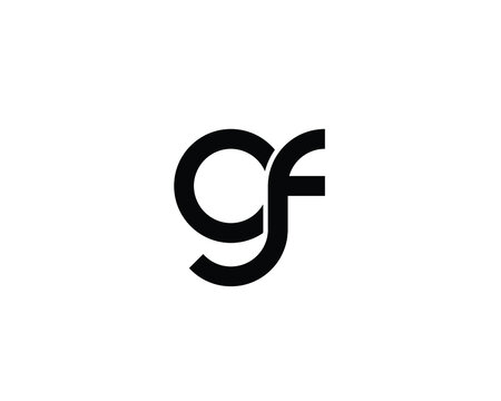 GF FG LETTER LOGO DESIGN VECTOR TEMPLATE. GF FG LOGO DESIGN.