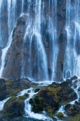 Nuorilang waterfall, Jiuzhaigou National Park, Sichuan Province, China, Unesco World Heritage Site