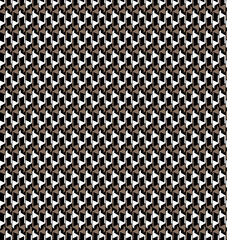 Houndstooth seamless pattern. Vintage textile texture. Classic fashion. crowbars images pattern.