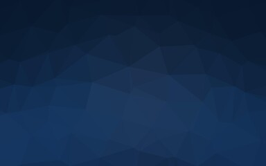 Obraz premium Dark BLUE vector low poly layout.