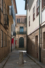 Fototapeta na wymiar Santa Maria Street, Guimaraes, Minho province, Portugal, Unesco World Heritage Site