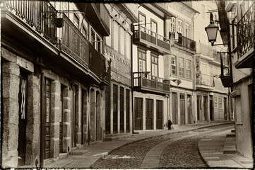 Rua Nova Street, Guimaraes, Minho province, Portugal, Unesco World Heritage Site