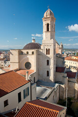 Fototapeta na wymiar Cathedral of San Nicola in Sassari