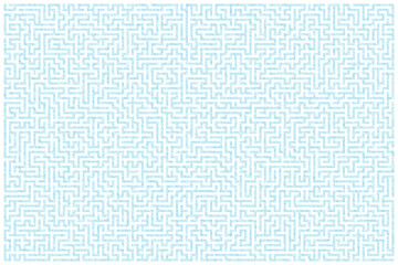 Maze background. Blue maze pattern picture.