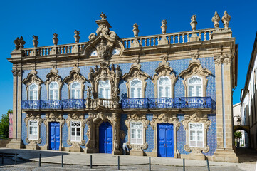Palacio do Raio, Raio Palace or House of the Mexican, Front façade, Braga, Minho, Portugal