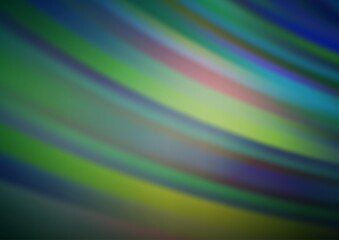 Dark Blue, Green vector texture with colored lines.
