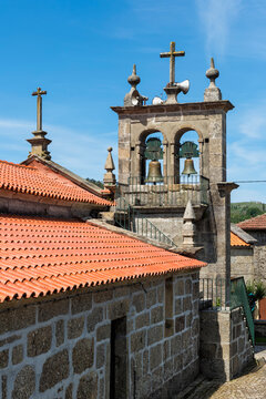 Aboim da Nobrega and Gondomar Church, Minho, Portugal