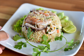 rice with chicken