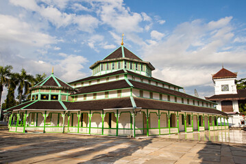 Adji Amir Hasanoedin Mosque, a heritage and old mosque in Tenggarong, Kutai Kartanegara, East Kalimantan, Indonesia.