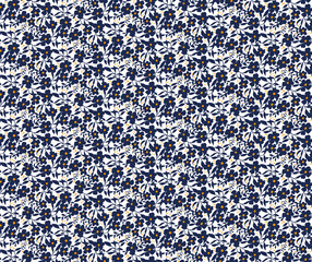 Seamless flowers pattern, floral print.