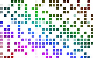 Fototapeta premium Light Multicolor, Rainbow vector template with crystals, rectangles.