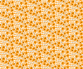Seamless flowers pattern, floral print.