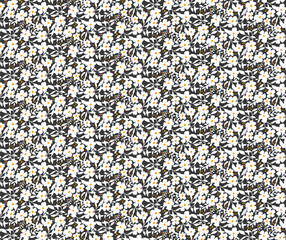Seamless flowers pattern, floral print.