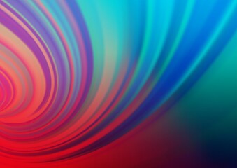 Dark Blue, Red vector blurred background.