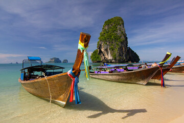 Beautiful Phra Nang Beach in Krabi province, Thailand