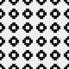 Abstract Cross Pattern Dots Logo generative computational art illustration