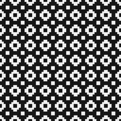 Fototapeta premium Abstract Cross Pattern Dots Logo generative computational art illustration