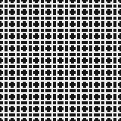Fototapeta premium Abstract Cross Pattern Dots Logo generative computational art illustration
