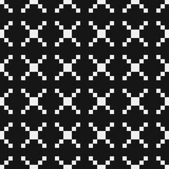 Abstract Cross Pattern Dots Logo generative computational art illustration