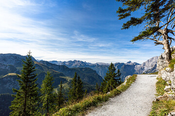 Obraz premium Wanderung auf dem Jenner