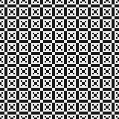 Abstract Cross Pattern Dots Logo generative computational art illustration