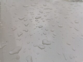 rain on the metal texture