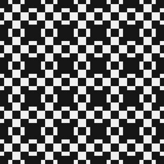 Fototapeta premium Abstract Cross Pattern Dots Logo generative computational art illustration