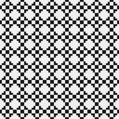 Fototapeta premium Abstract Cross Pattern Dots Logo generative computational art illustration