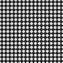 Abstract Cross Pattern Dots Logo generative computational art illustration