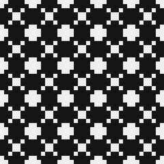 Abstract Cross Pattern Dots Logo generative computational art illustration