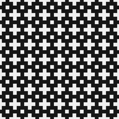 Abstract Cross Pattern Dots Logo generative computational art illustration