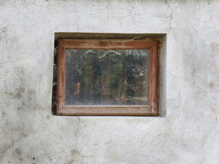 Window on an old building wonderful background or template