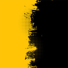 abstract yellow and black grunge dirty texture background - obrazy, fototapety, plakaty