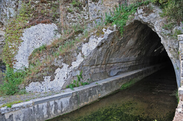 Tivoli - Parco Villa Gregoriana,  vista sulle cascate del fiume Aniene