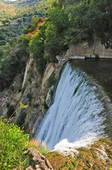 Tivoli - Parco Villa Gregoriana,  vista sulle cascate del fiume Aniene