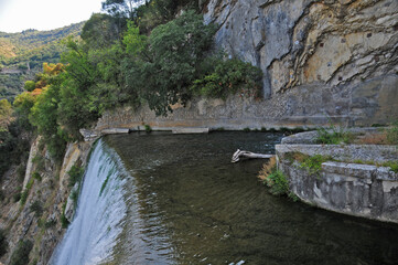 Tivoli - Parco Villa Gregoriana,  vista sulle cascate del fiume Aniene