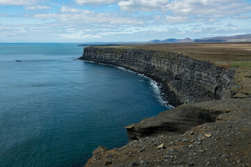 Islande, falaise de Krisuvikurberg Cliffs