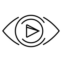 Play video icon vector illustration