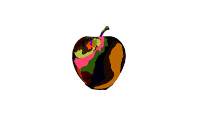 apple many colour