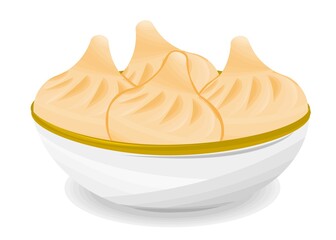 Modak Indian Sweets or Mithai Food Vector