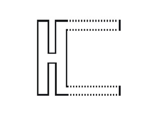 l p and l j and h c logo designs