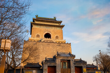 Zhonglou Bell Tower in Beijing, China