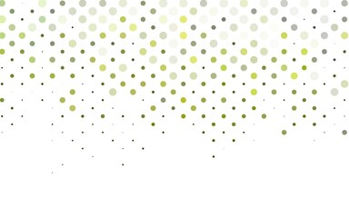 Light Green vector backdrop with dots.