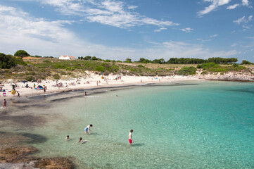 La Bobba beach, Carloforte, St Pietro Island,