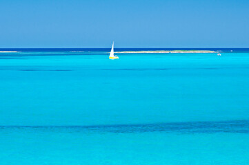 La Pelosa beach in Stintino, Sardinia