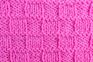Texture large knitted blanket