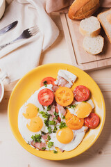 fried eggs
