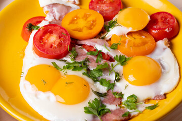 fried eggs