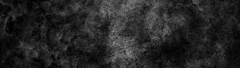 Fototapeta na wymiar Cracked dark concrete wall background image. dark smoke on the cracked cement